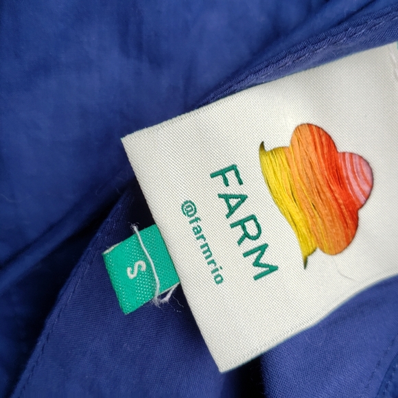 Farm Rio Eyelet Ballon Sleeve Blouses - Picture 4 of 8